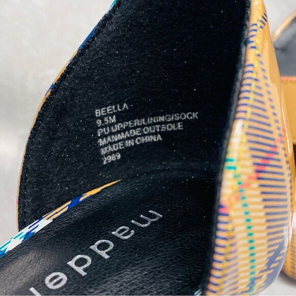 Madden Girl Women's Beella Mustard Plaid 9.5 NEW - Picture 7 of 14